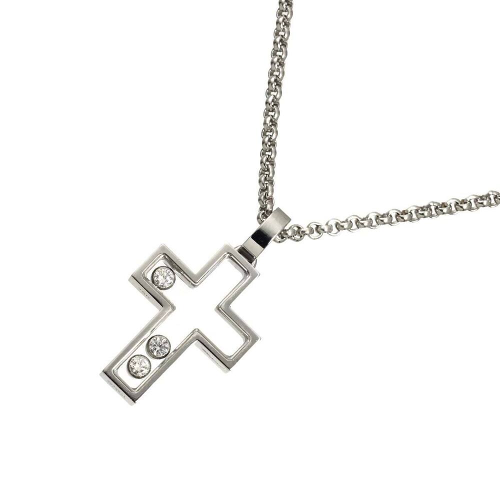 CHOPARD 18k Silver Diamond Necklace